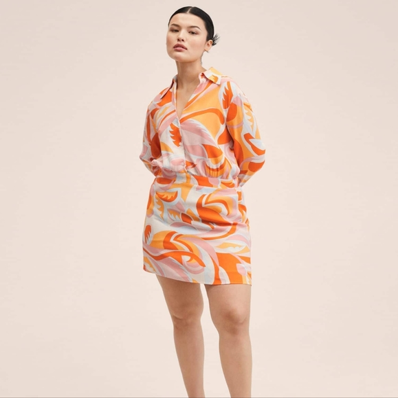 Mango Colorful Patterned Mini Dress - Picture 6 of 11